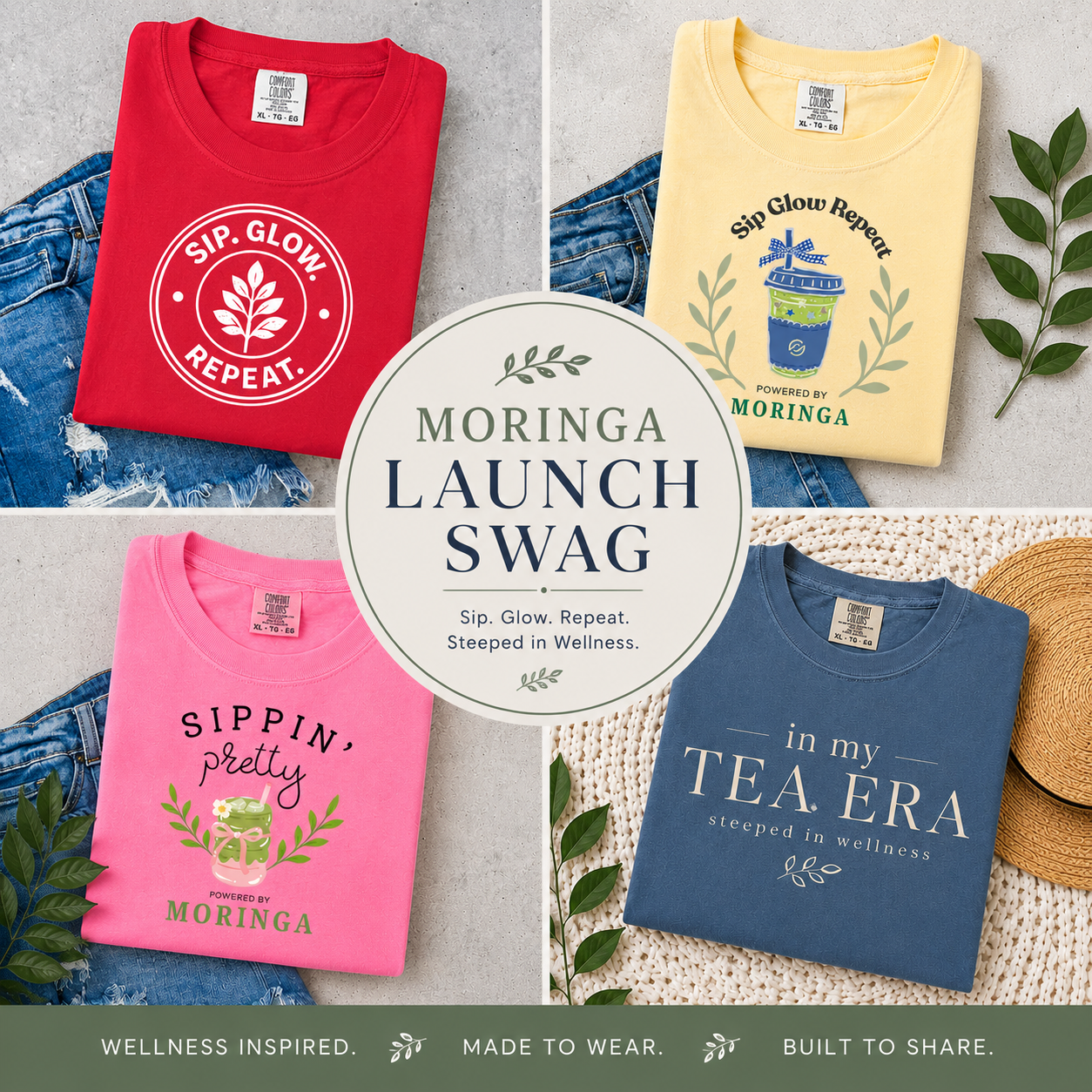 Moringa Launch Swag by Brand Partner Swag Co