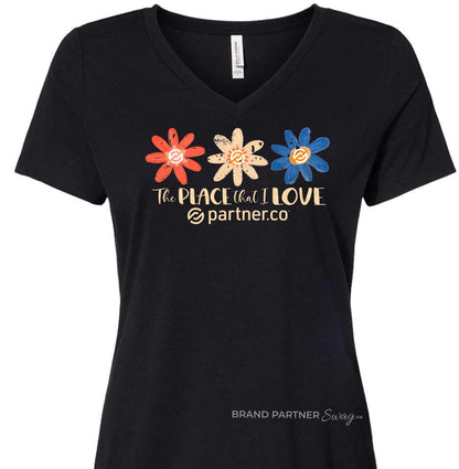 The Place That I Love Floral Women's Graphic T-Shirt