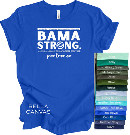BAMA STRONG Team T-Shirt BELLA CANVAS in Blues