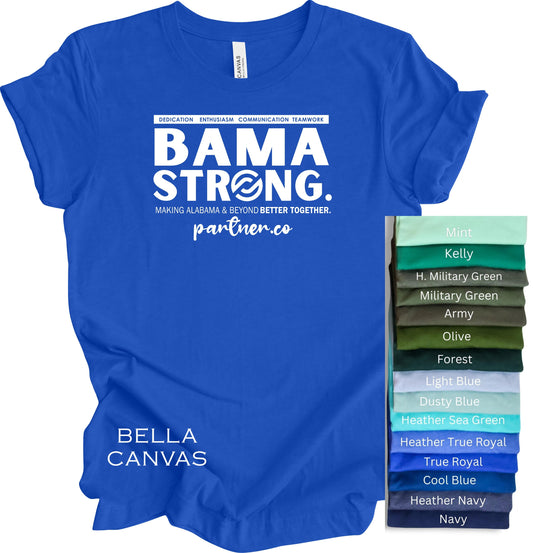 BAMA STRONG Team T-Shirt BELLA CANVAS in Blues