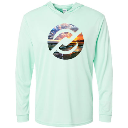 PXP Florida Coast Hooded Long Sleeve Shirt White | Performance Wear