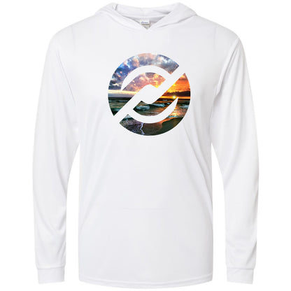 PXP Florida Coast Hooded Long Sleeve Shirt White | Performance Wear