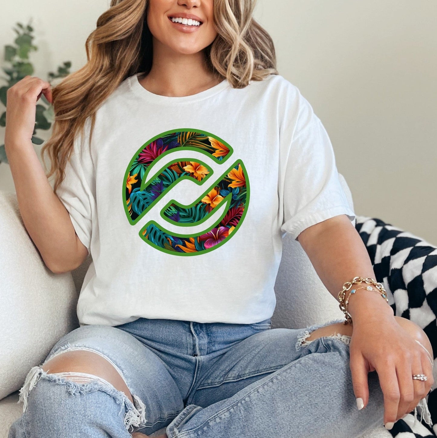 Unisex tropical conference t-shirt for PartnerCo Connect Destin 2026