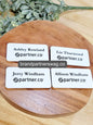 Personalized Metal Name Tag with Magnetic Back – Custom Printed