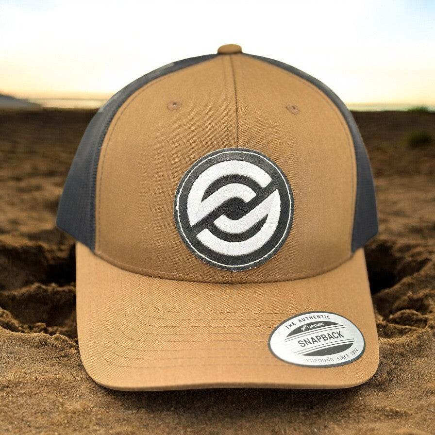 Brown -Black Trucker Cap