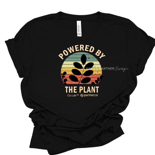 Powered by the Plant T-Shirt | Moringa Wellness Graphic Tee | Unisex Inspirational Shirt