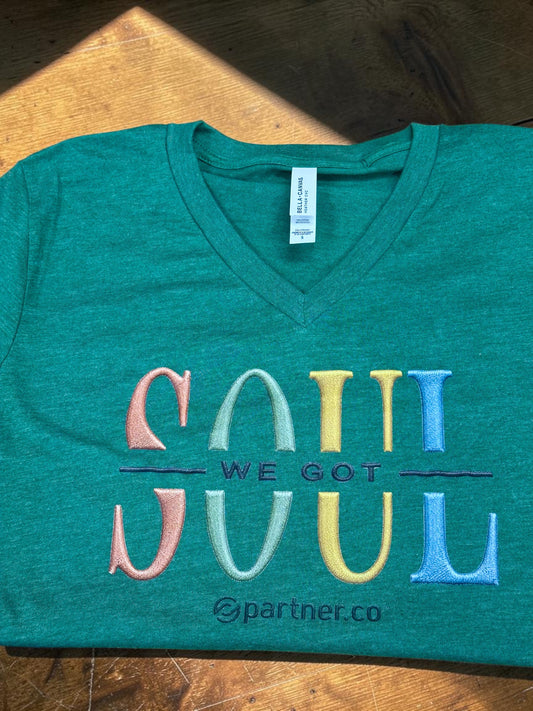 Soul Signature Stitch Tee V-Neck
