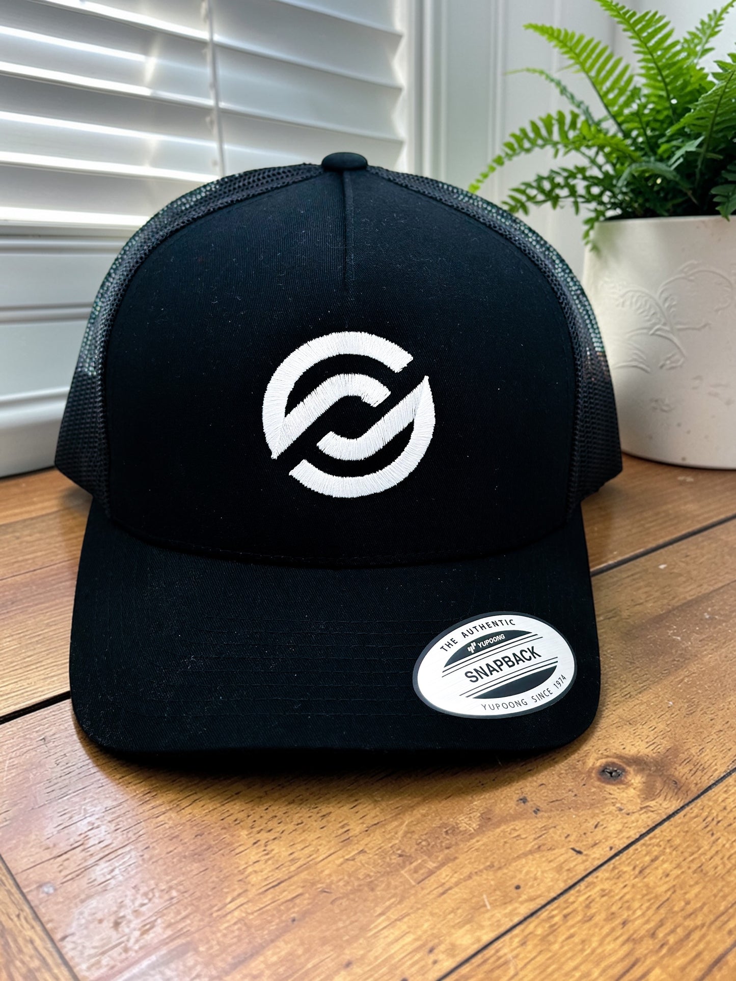 Black Trucker Cap | Adjustable Mesh Back Event & Team Gear