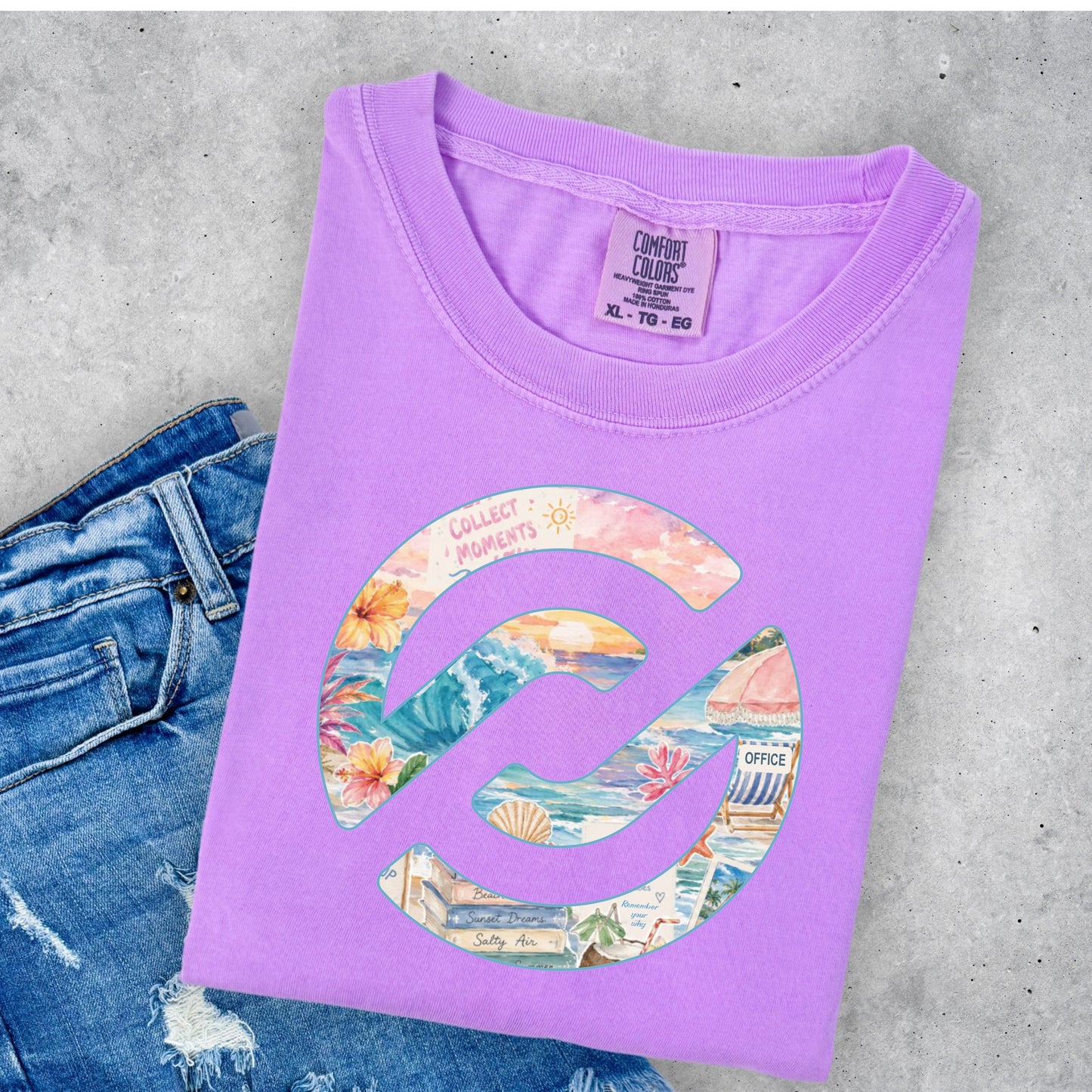 PXP Orlando Collect Moments Tee – Neon Violet | Comfort Colors