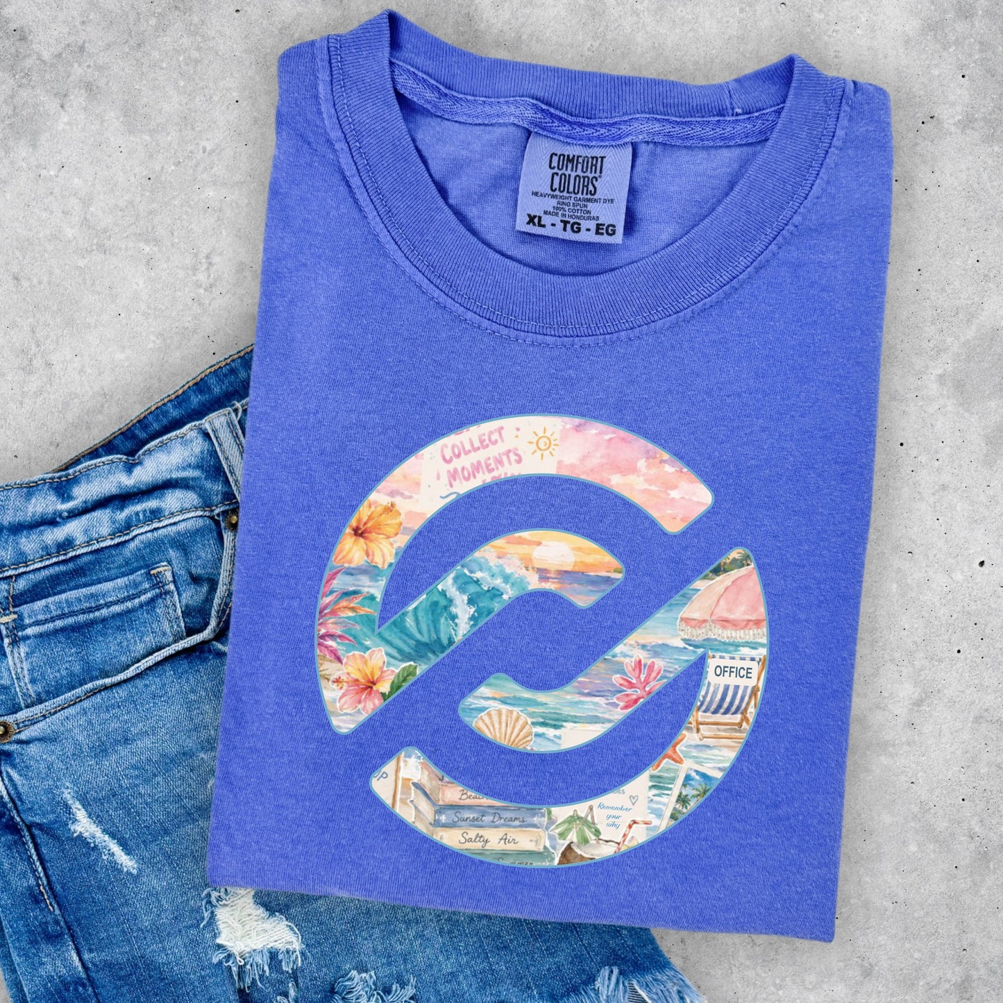PXP Orlando Collect Moments Tee – Mystic Blue | Comfort Colors