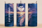 PXP Orlando 26 20 oz skinny tumbler with full wrap Florida beach sunset design
