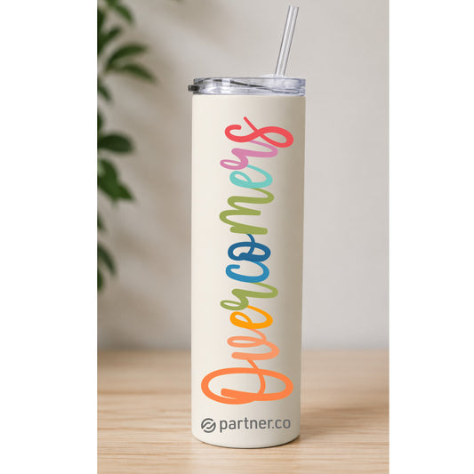 Team Overcomers 20 oz Skinny Tumbler