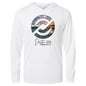 Destin T-Shirt Performance Hooded Beach Blue