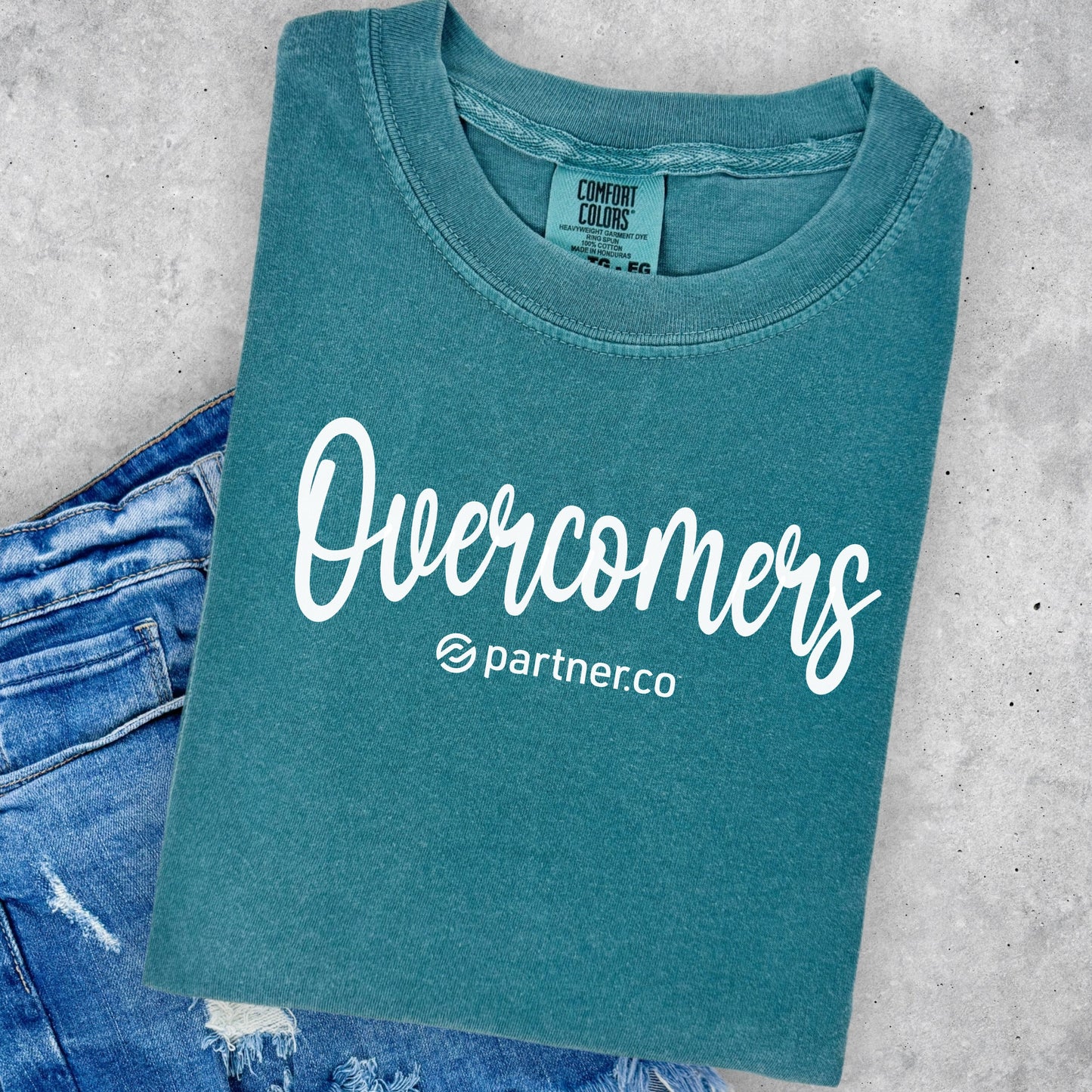 Team Overcomers Classic Tee – Emerald