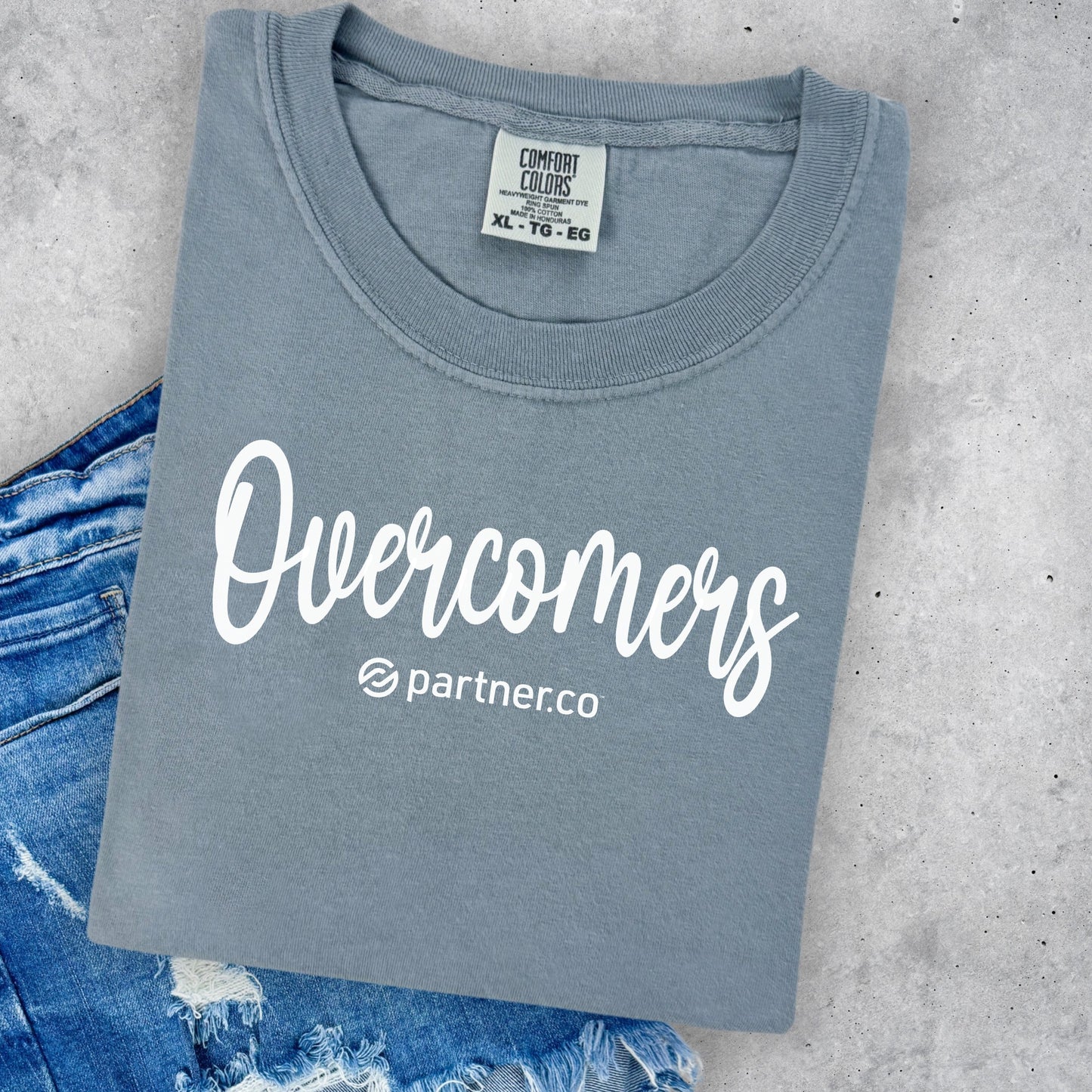 Team Overcomers Classic Tee – Granite