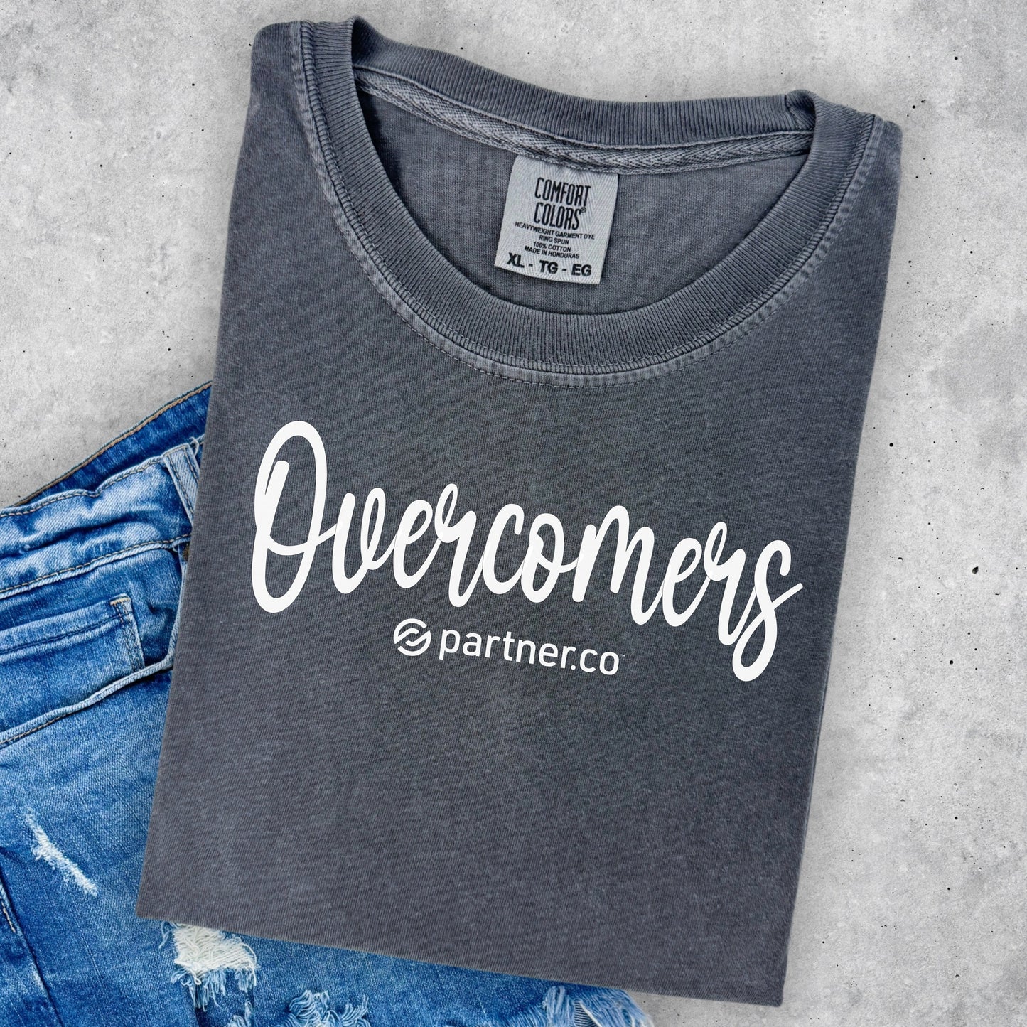 Team Overcomers Classic Tee – Pepper