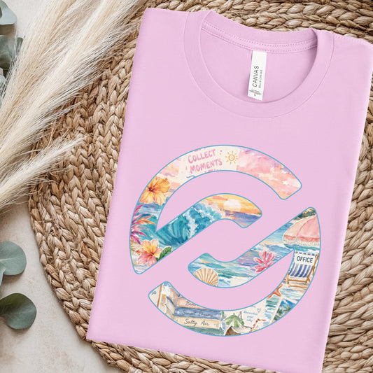 PXP Orlando Collect Moments Tee – Pink | Bella+Canvas Beach Shirt
