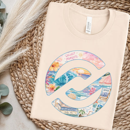PXP Orlando Collect Moments Tee – Soft Cream | Bella+Canvas Beach Shirt